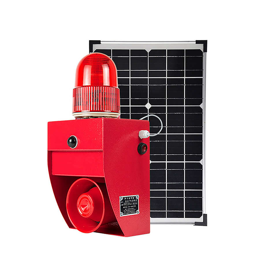 ALX-100-SOL solar-powered motion-detection alarm
