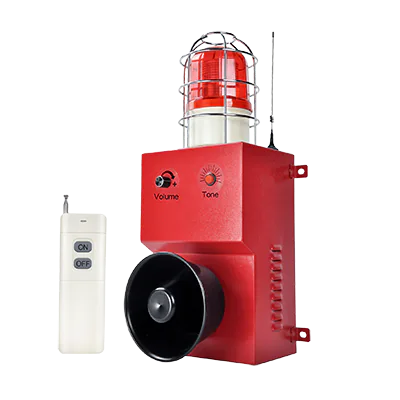 ALX-400-80-RC 80W long-range remote-control industrial alarm