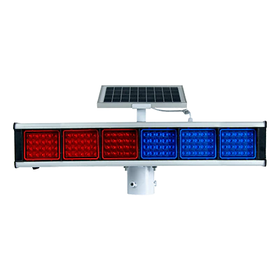 ALX-B-X06 large double-sided solar traffic warning light