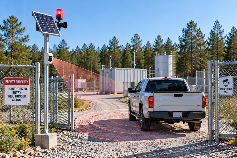 Remote, Wireless and Sensor-Triggered Warning